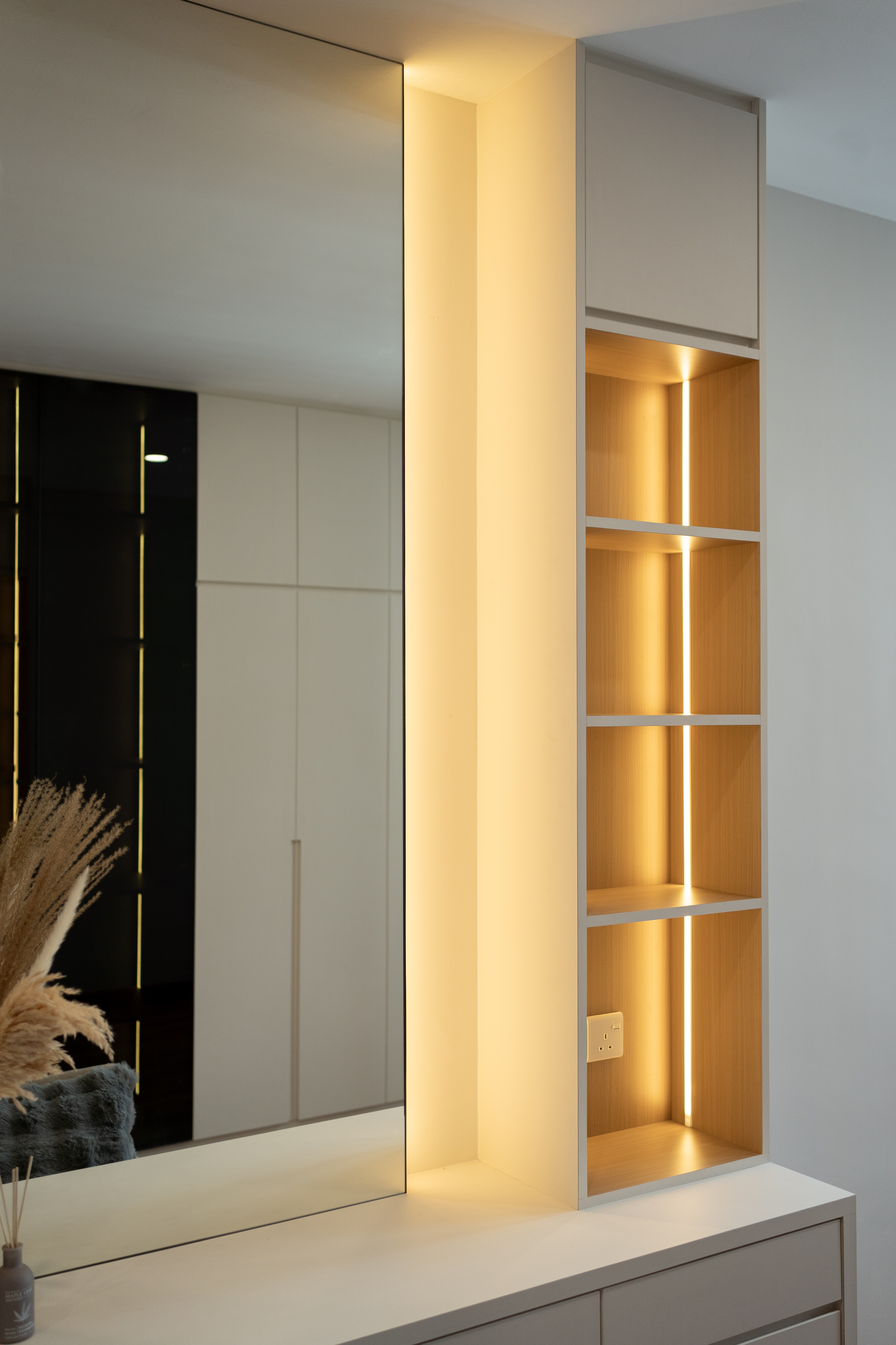 Setia Tropika Minimalist — warm minimalist residential interior design Johor Bahru Malaysia